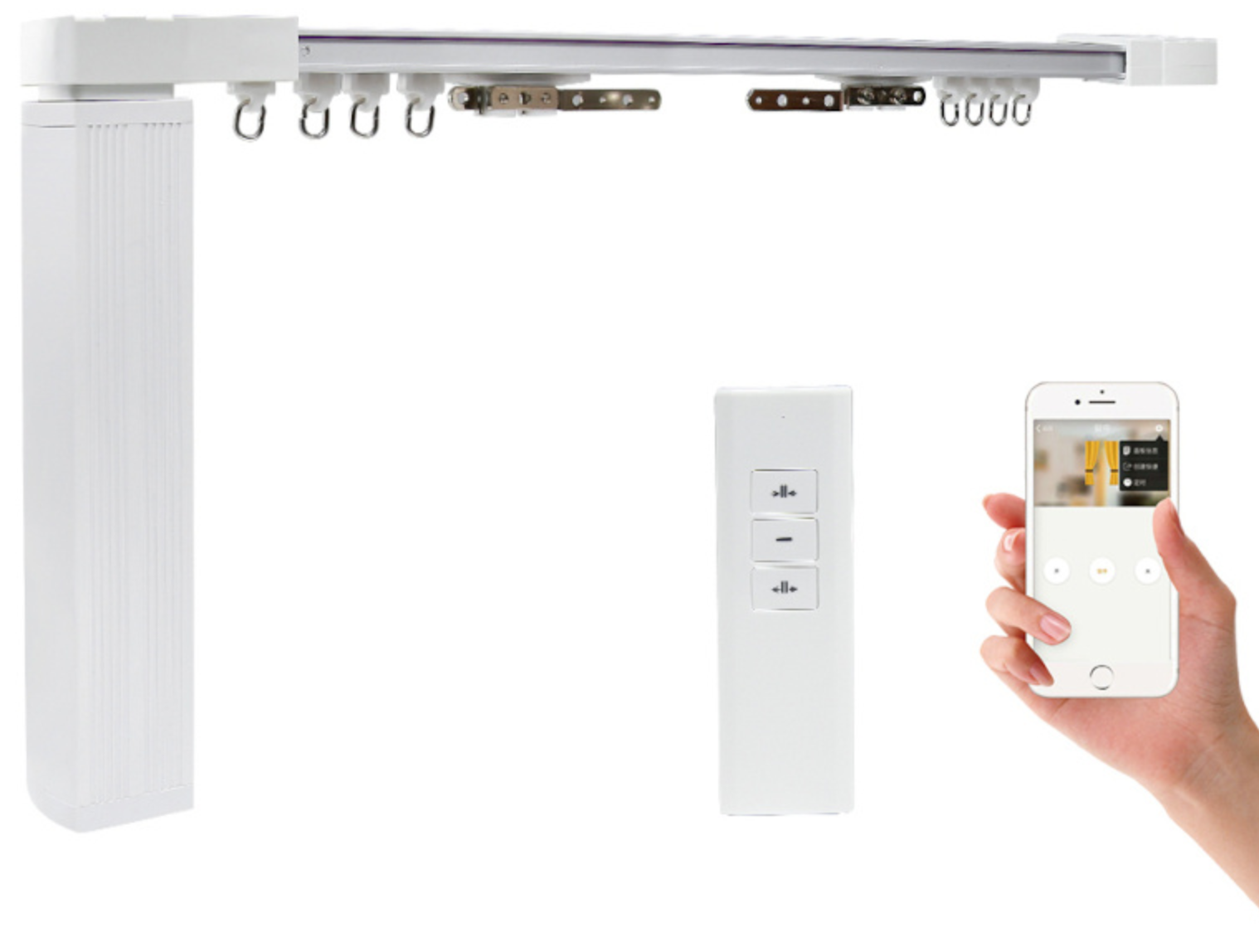 KNX мотор для штор с рельсой 4,2м