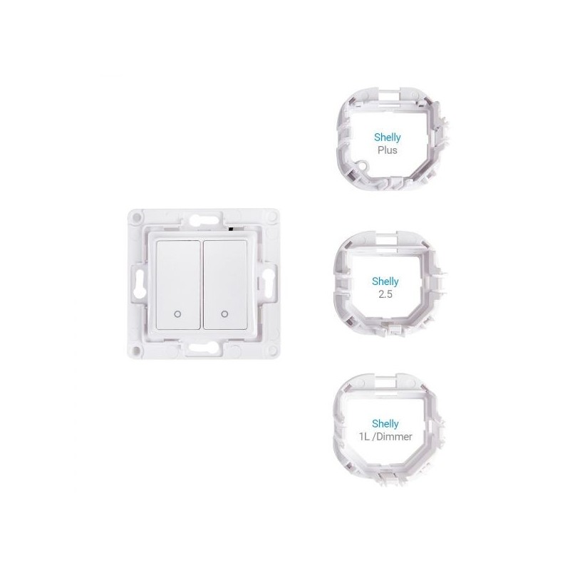 Shelly Wall Switch 2 button - White