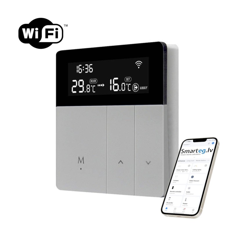 Smart Boiler Heating Termostat Avatto WT50 3A Wi-Fi Tuya