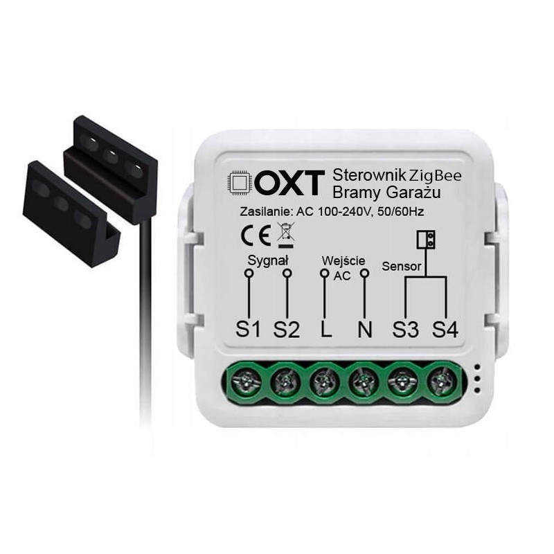 Реле гаражных ворот с датчиком Zigbee