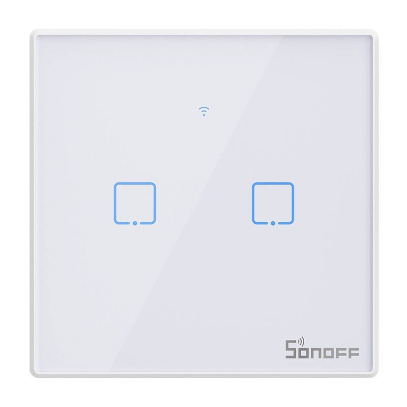 Smart Switch WiFi + RF 433 Sonoff T2 EU TX (2-канальный) обновлен