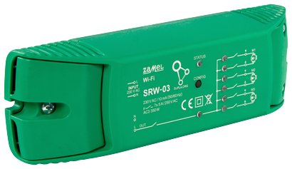 VIEDAIS VADĪTĀJS RULLĒJIEM SRW-03 Wi-Fi, 230&amp,nbsp,V AC ZAMEL