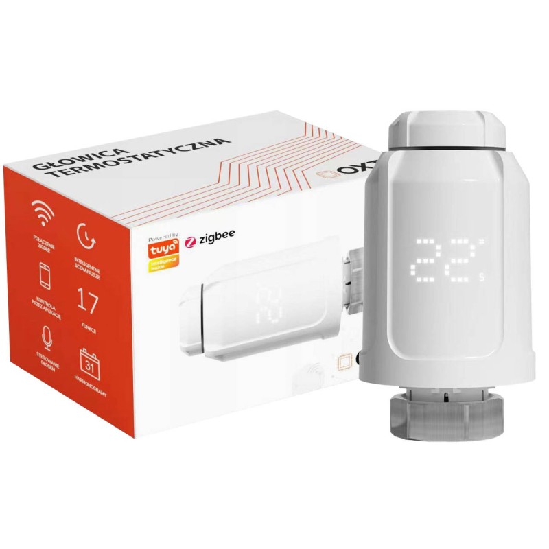Термостатическая головка OXT GTZ10 ZigBee TUYA