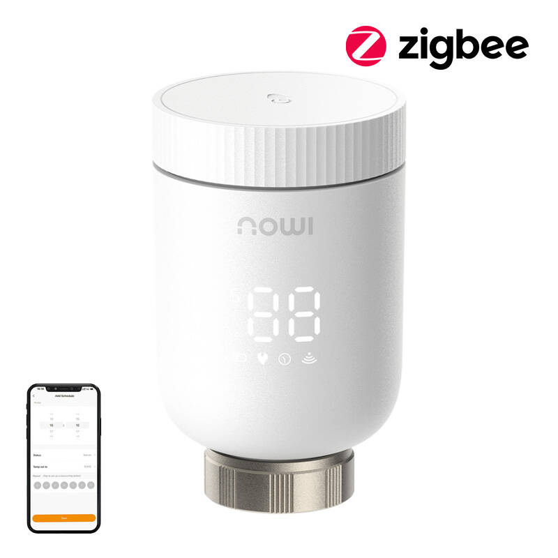 Термостатическая головка ZigBee IMOU IOT-trV1-EU + 6 адаптеров