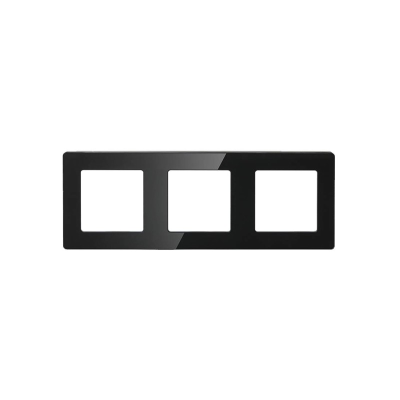 Triple black GLASS frame from the RM series