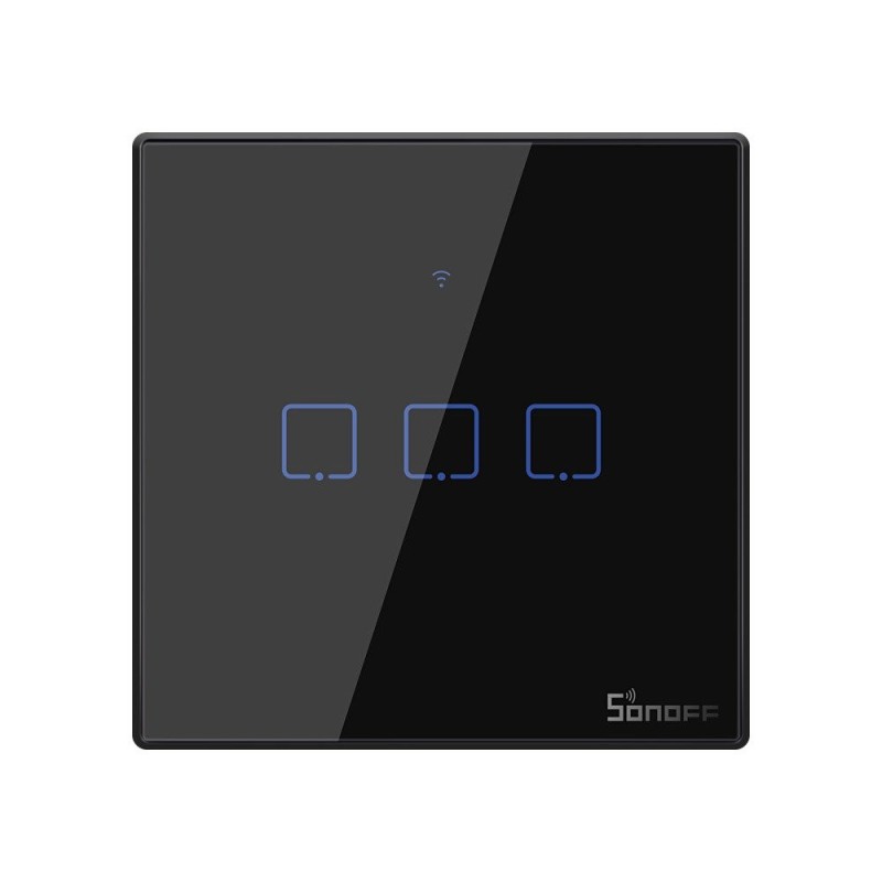 Smart Switch WiFi + RF 433 T3 EU TX (3 kanāli) Sonoff