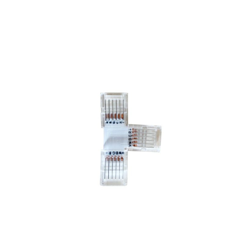 CLICK savienotājs priekš07726L, 12 mm, T veida savienotājs, RGB+CCT, 6 kontaktu