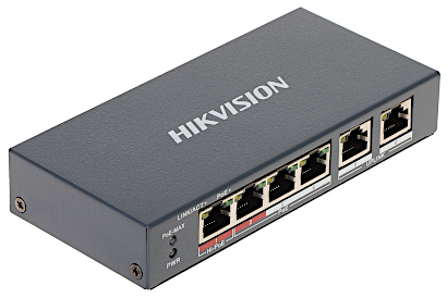 SWITCH POE DS-3E1106HP-EI 4-PORT Hikvision