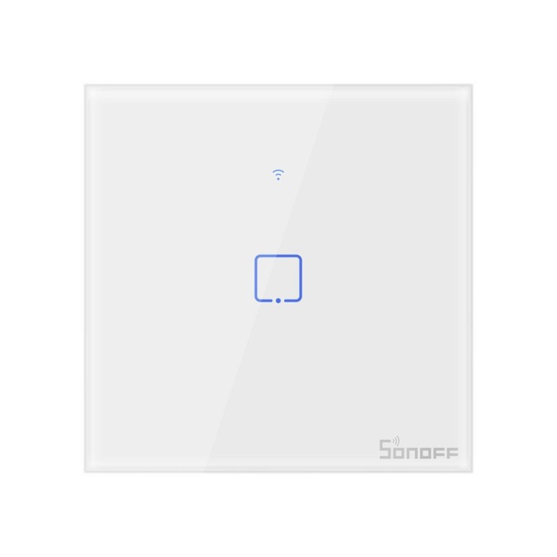 Smart Switch WiFi + RF 433 T1 EU TX (1 kanāls) Sonoff