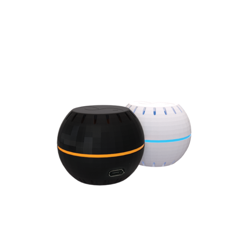 Shelly H&T Wi-Fi temperatūras un mitruma sensors (melns)
