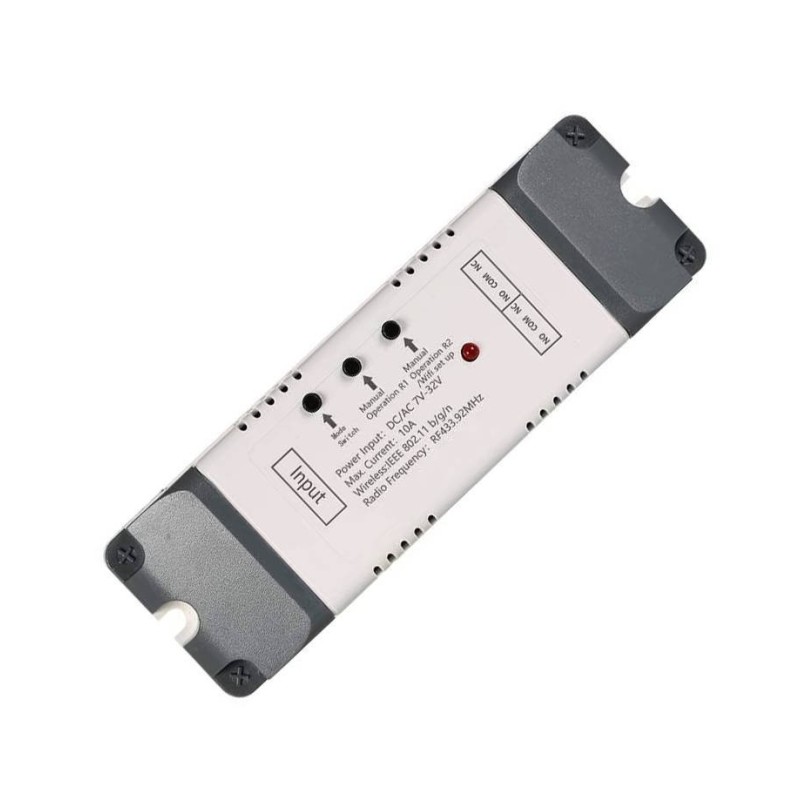 SONOFF 2-канальный корпус постоянного тока 5-32 В WIFI + RF без напряжения
