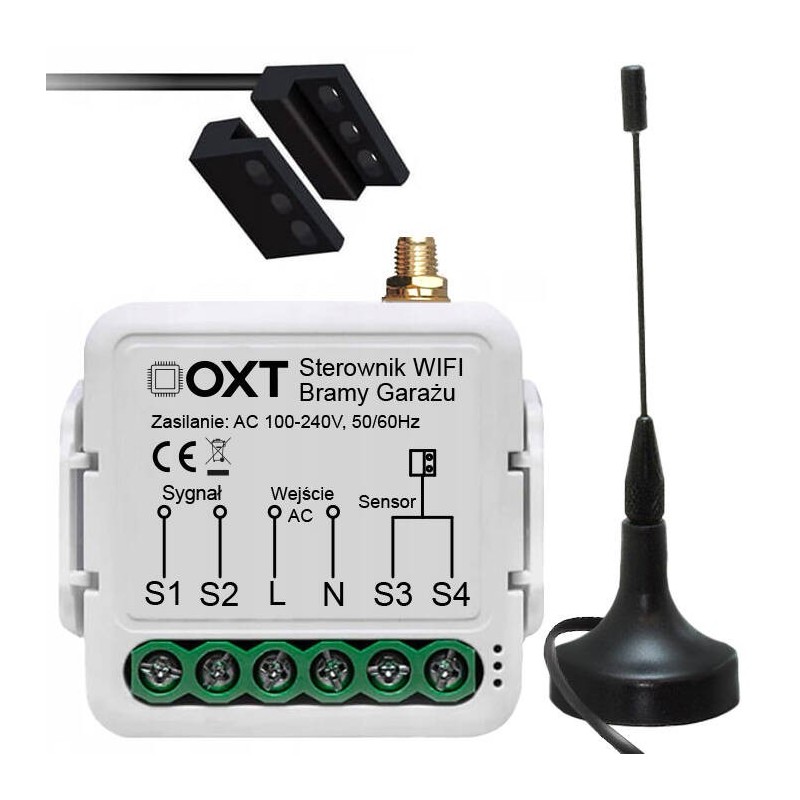 Garage door relay Wi-Fi+antenna