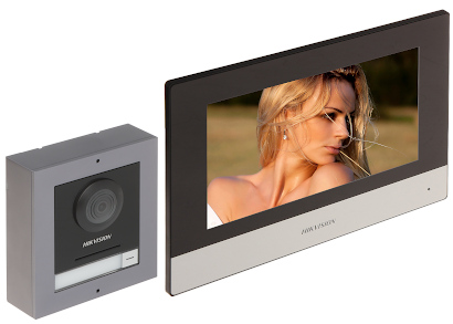 VIDEO DOORTELEFONA KOMPLEKTS DS-KIS602(B)(O-STD) Hikvision