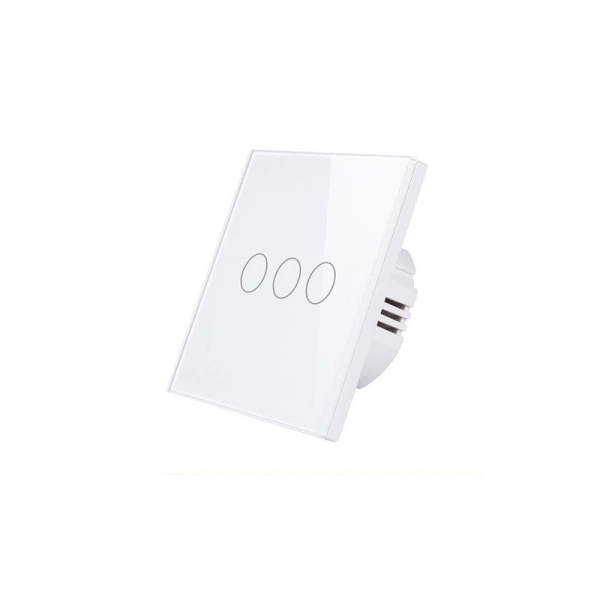 SmartWise Z3-LS 3 grupu Zigbee viedais sienas skārienslēdzis (viena sprieguma vads)
