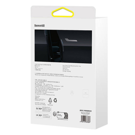 T-Space bufera aizsarga komplekts Tesla Baseus Pack of 6 (melns)