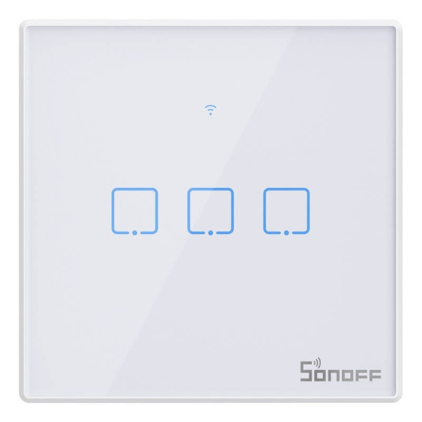 Умный коммутатор WiFi + RF 433 Sonoff T2 EU TX (3-канальный) обновлен
