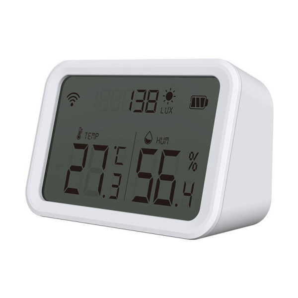 Умный датчик температуры и влажности  NAS-TH02W ZigBee Tuya с ЖК-экраном