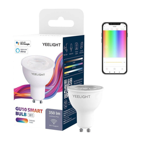 Smart żarówka LED Yeelight GU10 Smart Bulb W1 (krāsu) - 1gab
