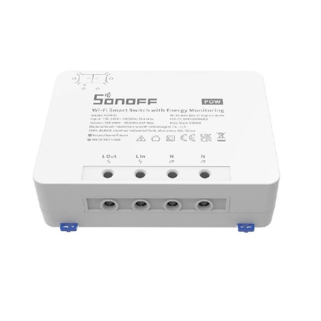 Viedais Wi-Fi slēdzis ar enerģijas pārraudzības Sonoff POWR3 (25A/5500W)