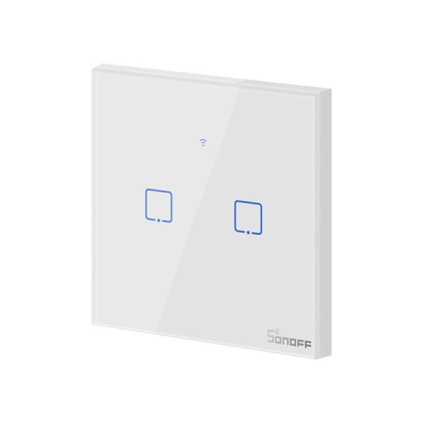 Smart Switch WiFi Sonoff T0 EU TX (2 kanāli)