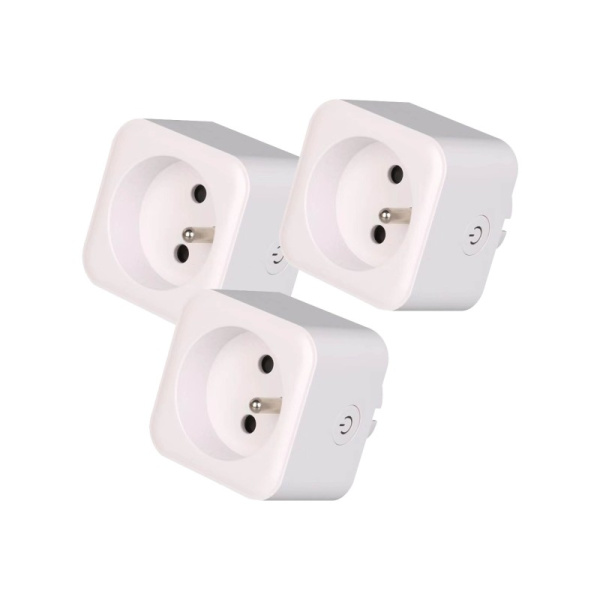 Smart komplekts 3x iekštelpu ligzda v2 ar tapu, E tips, WiFi