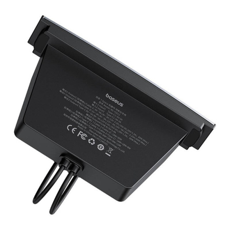 Hub Baseus T-Space ar USB-C līdz zibens kabeļiem Tesla automašīnām (melns)