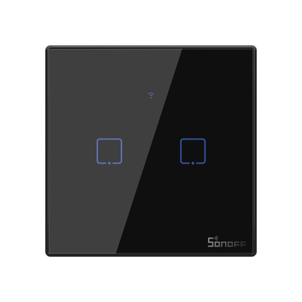 Smart Switch WiFi + RF 433 T3 EU TX (2 kanāli) Sonoff