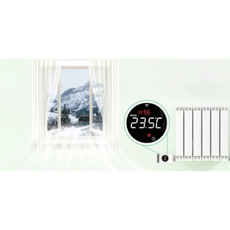 Radiatora vārsta termostats Zigbee