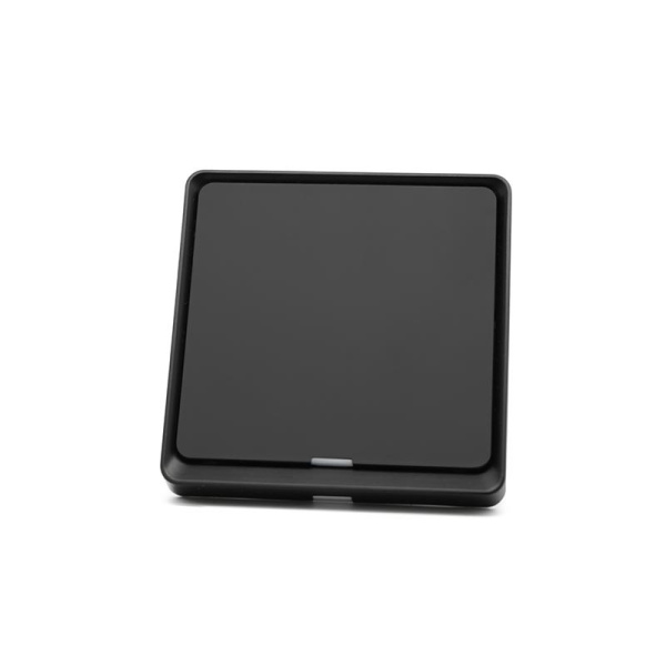 Smart switch 1-button WiFi, 230V, black