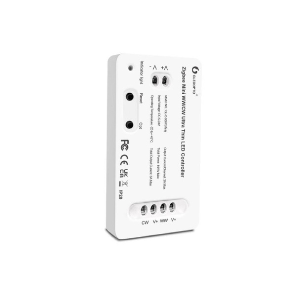 Контроллер Ultra Mini LED WW/CW GL ZigBee HUE TUYA