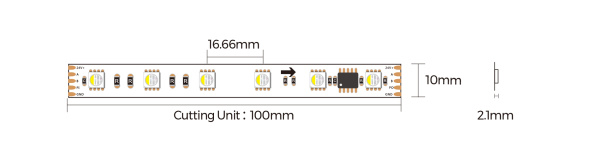 DM560RGBW-24V-10mm