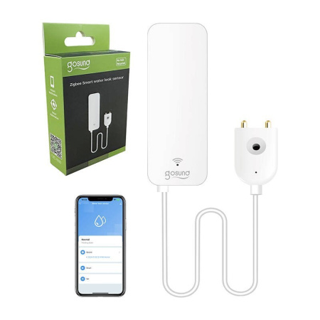Gosund ST19 viedais ZigBee plūdu/ūdens noplūdes sensors Tuya