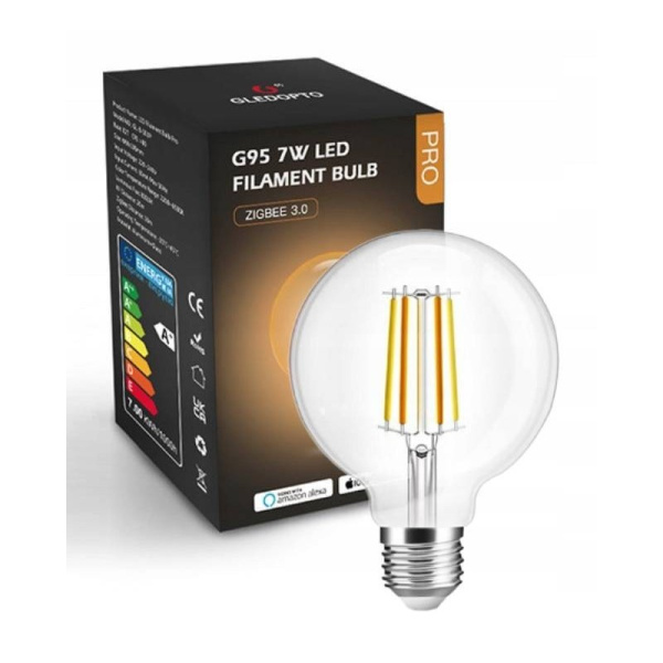 7W CCT White G95 ZigBee GL HUE TUYA spuldze