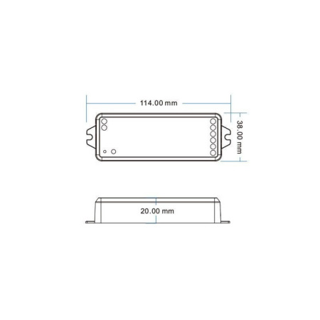 OXT Kontroler LED ZigBee + RF RGBW+CCT SD HUE TUYA