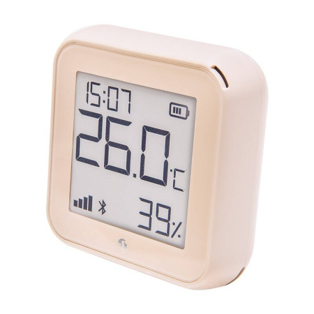 Temperatūras un mitruma sensors WIFI Shelly H&T gen3 (mocha)