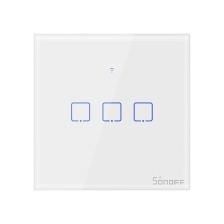 Smart Switch WiFi T0 EU TX (3 kanāli) Sonoff