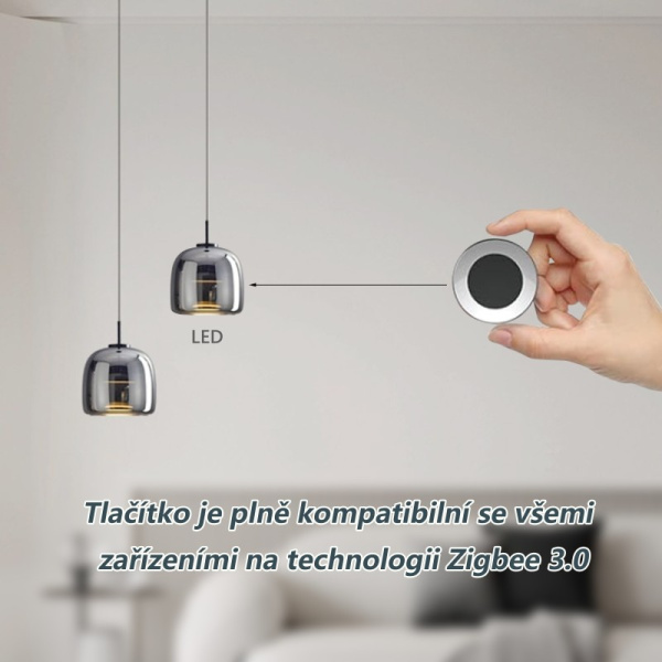 Поворотная ручка Smart - изменение CCT, затемнение, сцена, Zigbee, Tuya