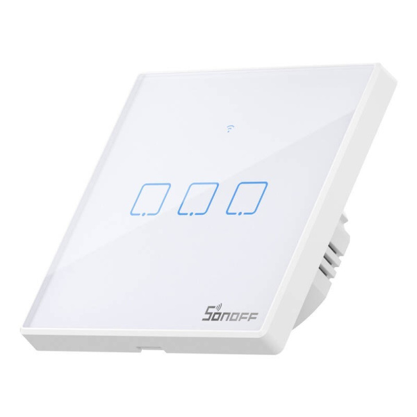 Умный коммутатор WiFi + RF 433 Sonoff T2 EU TX (3-канальный) обновлен