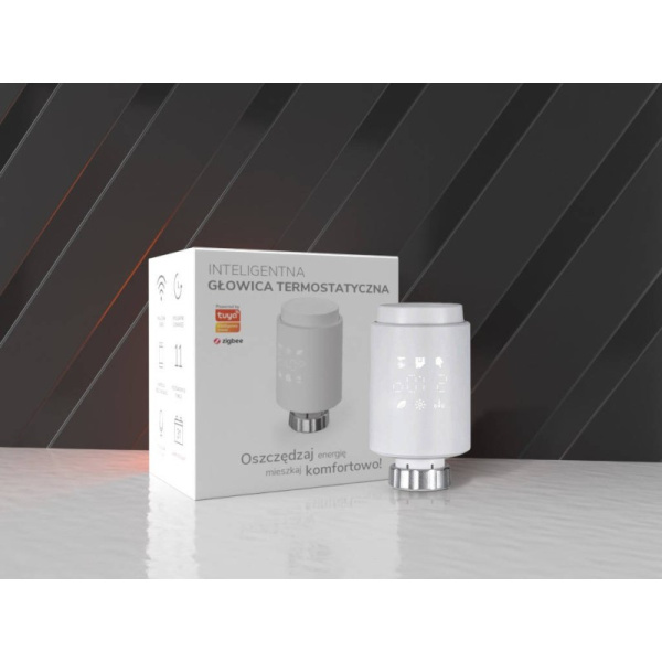 Термостатическая головка GTZ08 ZigBee 3.0 TUYA