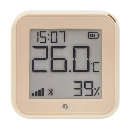 Temperatūras un mitruma sensors WIFI Shelly H&T gen3 (mocha)
