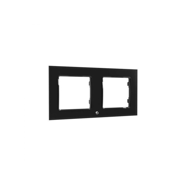 Shelly Wall Frame 2 (sienas slēdzim) - melns