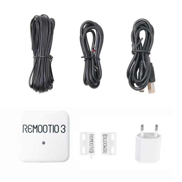 Remootio 3 + датчик + адаптер питания в комплекте, интеллектуальный Wi-Fi + Bluetooth-контроллер для ворот/гаражных ворот