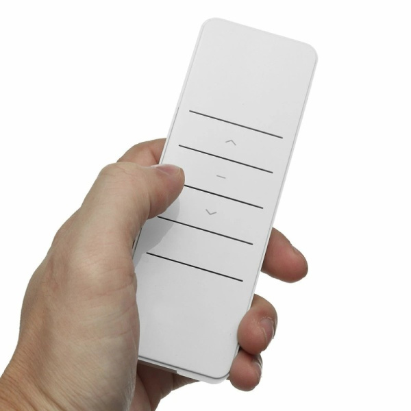 SmartWise shade / blind motor, with RF remote controller and solar panel