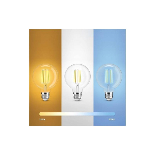7W CCT White G95 ZigBee GL HUE TUYA spuldze