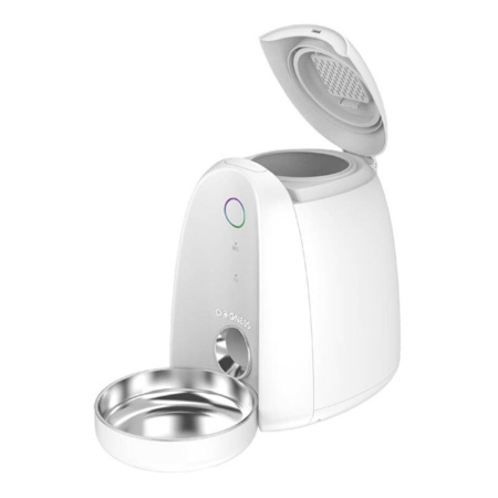 Automātiskā mājdzīvnieku barotava ar plastmasas bļodu WIFI mini Dogness (balts)