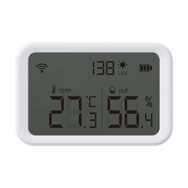 Умный датчик температуры и влажности  NAS-TH02W ZigBee Tuya с ЖК-экраном