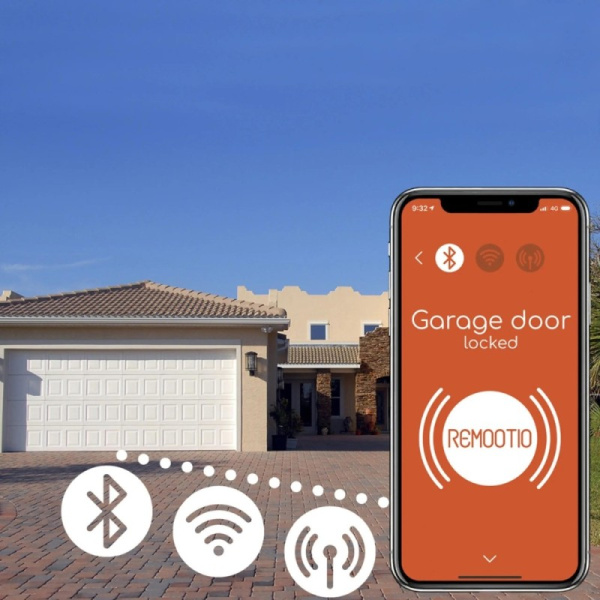 Remootio 3 + датчик + адаптер питания в комплекте, интеллектуальный Wi-Fi + Bluetooth-контроллер для ворот/гаражных ворот