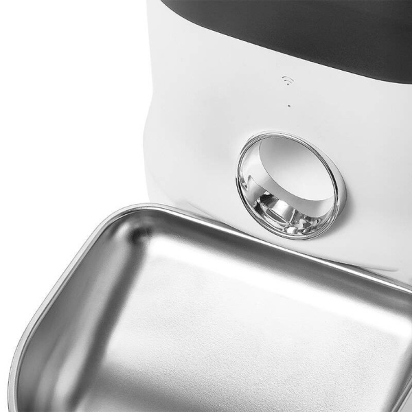 Automātiskā mājdzīvnieku barotava ar plastmasas bļodu Dogness (balta)