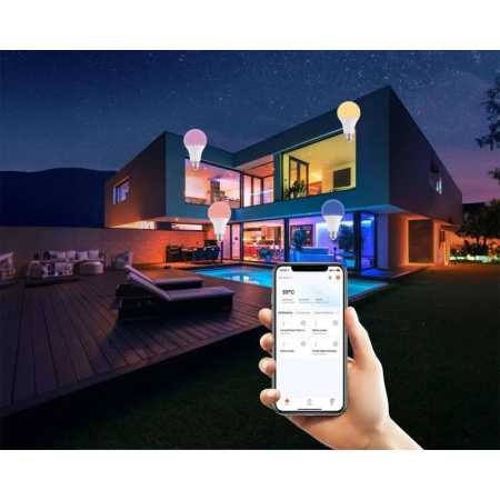 Smart RGB+CCT E27 ZigBee TUYA LED spuldze