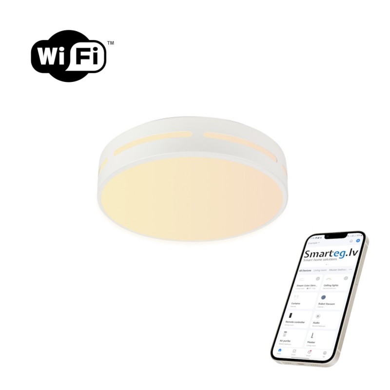 LED RGB Ceiling light round 40cm 24W Wi-Fi